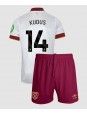 West Ham United Mohammed Kudus #14 Tredjedraktsett Barn 2024-25 Korte ermer (+ bukser)